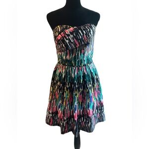 Johnny‎ Martin Multicolor Strapless Dress